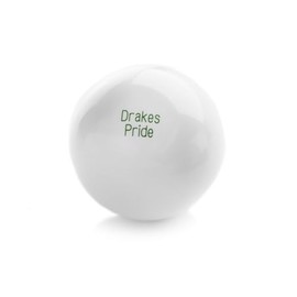 Drakes Pride outdoor jack for flat green bowls - white