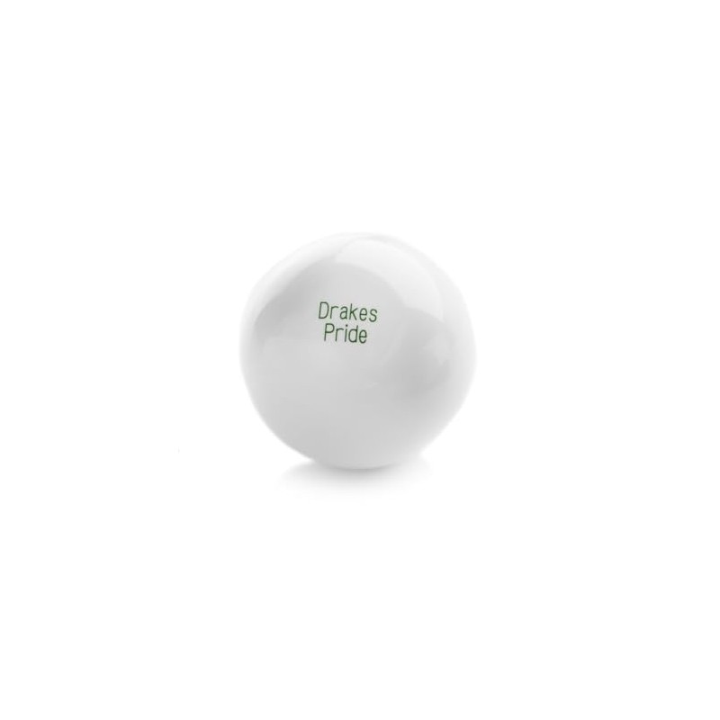 Drakes Pride outdoor jack for flat green bowls - white