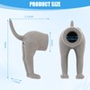 6 Pack Pooping Dog Butt Toothpaste Topper, Fun Dog Toothpaste