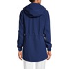 Lands' End Womens Packable Waterproof Raincoat Deep Sea Navy Regular