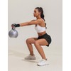 Pinspark - Pantalones cortos de gimnasio de cintura alta para