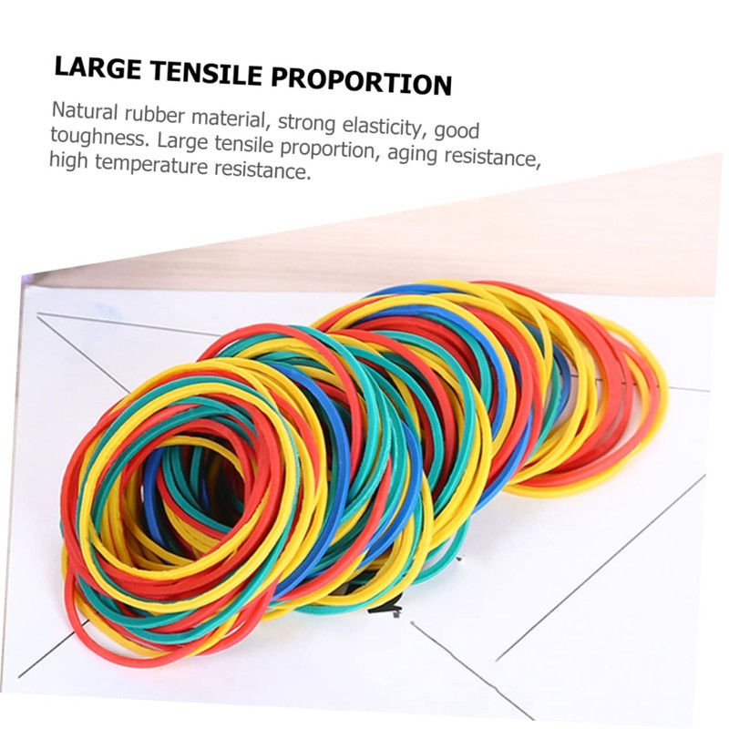 MAGICLULU Elastic Bands 100pcs Thickened Rubber Bands Elastic Cord Home