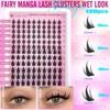 EYDEVRO Manga Lash Clusters Kit Anime Lash Clusters with Spikes