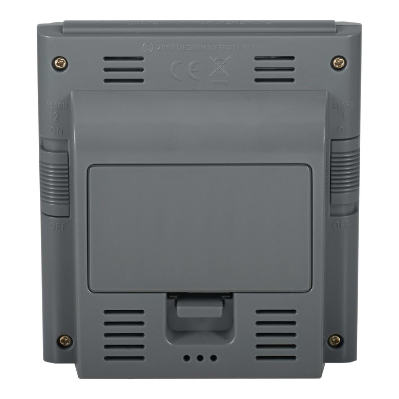 Acctim 71717x Chula RC Digital LCD Alarm Clock in Silver