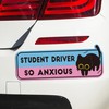 CNhoqc CNhoqc New Student Driver Magnet - 4pcs Funny Black