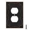 French Cabriole Decorative Wall Plate Switch Plate Outlet Cover (Single
