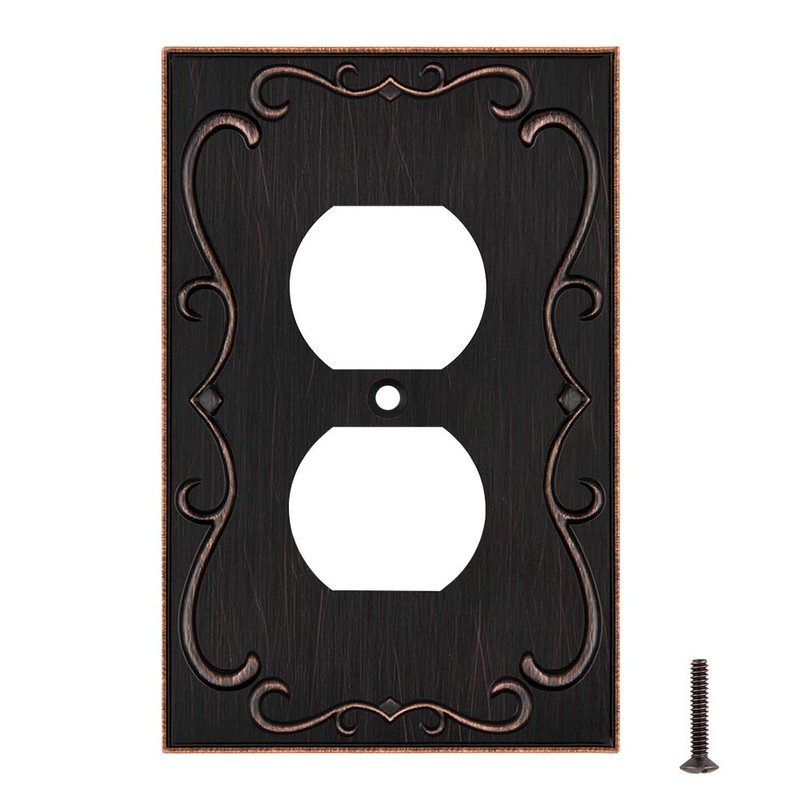 French Cabriole Decorative Wall Plate Switch Plate Outlet Cover (Single