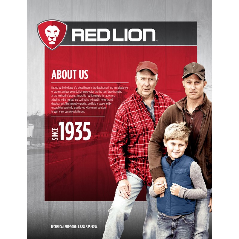 Red Lion 305585005 Overhaul Repair Kit for RL-SWJ50 Shallow Well