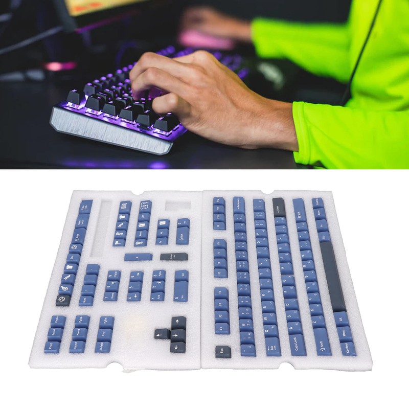 PBT Keycaps 128 Keys Japanese Keycaps Cherry Height DIY Practical