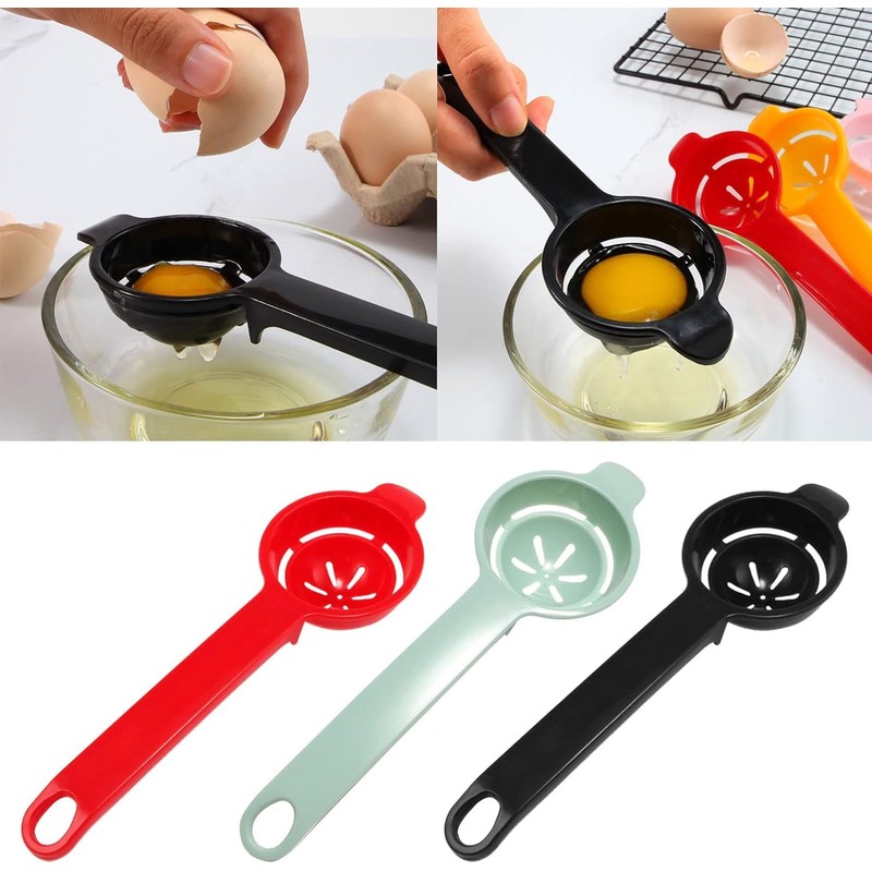Light Green Egg White Yolk Separator Tool Food-grade Egg Baking