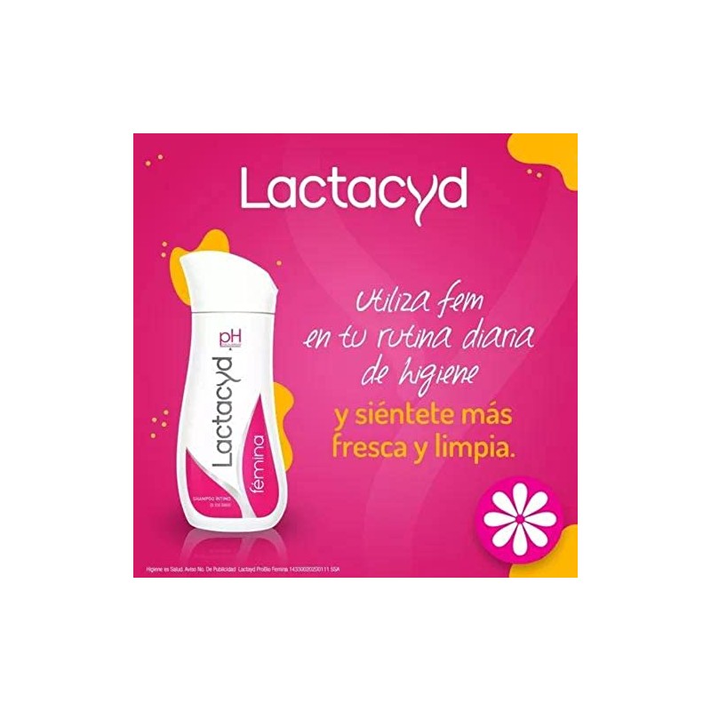 Lactacyd Shampoo Íntimo Fémina 3 Pack De 200 ml