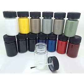 MBI AUTO - Pick Your Color - 1 Oz Touch up Paint Kit with Brush for KIA Car SUV 1 Ounce (9A - CARBON GRAY)