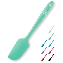 DI ORO Mini Spatula - Small Spatulas Silicone Heat-Resistant up to 600°F - Silicone Kitchen Scraper for Baking & Cooking BPA Free - Mixing Spatula Dishwasher Safe - Nonstick Cookware Safe (Mint)