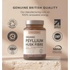 London Herbs Organic Psyllium Husk Capsules 1200mg | High Strength