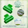 40 Pieces Greenhouse Clamps Film Row Cover Netting Tunnel Hoop