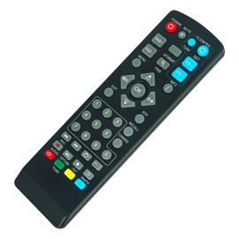 AULCMEET Remote Control Replacement for Edision Progressiv Triton Hybrid Proton Picco T2, S2, T265, T265 LED, Cable, Lite LED, Nano Plus LED