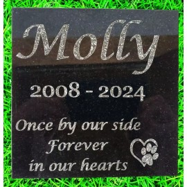 Unbranded Pet Memorial Grave Stone Garden Headstone Cemetery Marker for Cat or Dog d2