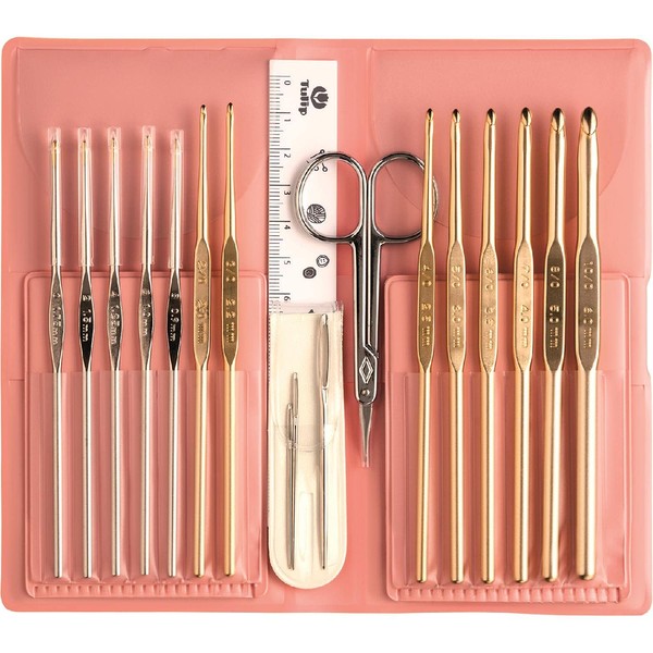 Tulip Classic Crochet Hook Set, Pink, 4"