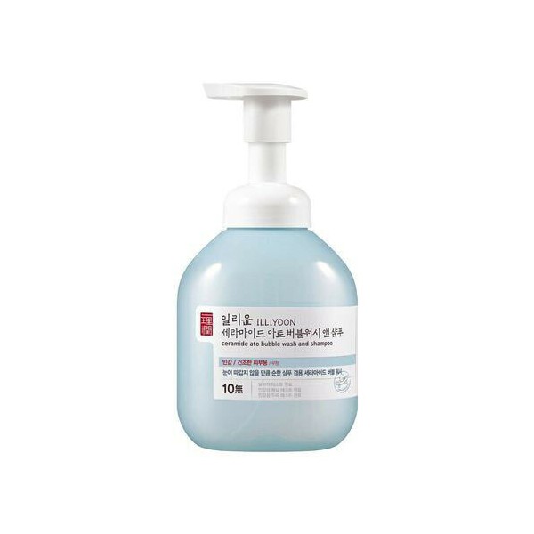 ILLIYOON Ceramide Ato Bubble Wash and Shampoo 400ml - Bubble