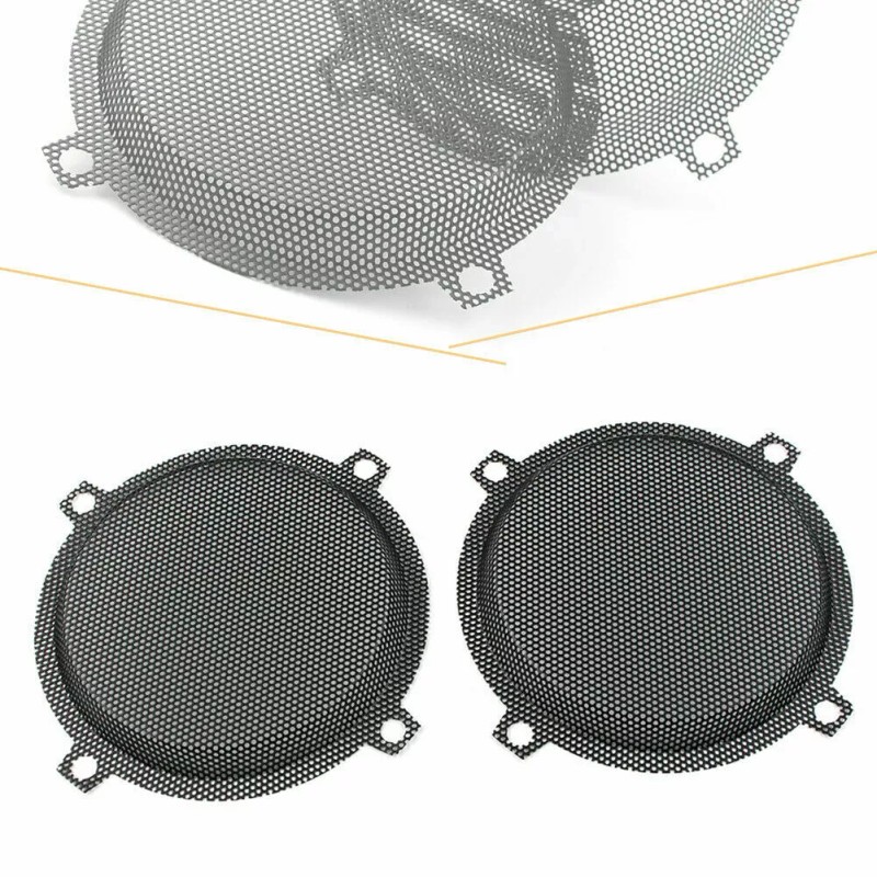 Unbranded Punched Steel Mesh Speaker Grills For Harley Touring Ultra