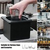 Stainless Steel Pitcher Rinser, Small Black Automatic Cup Washer Kitchen