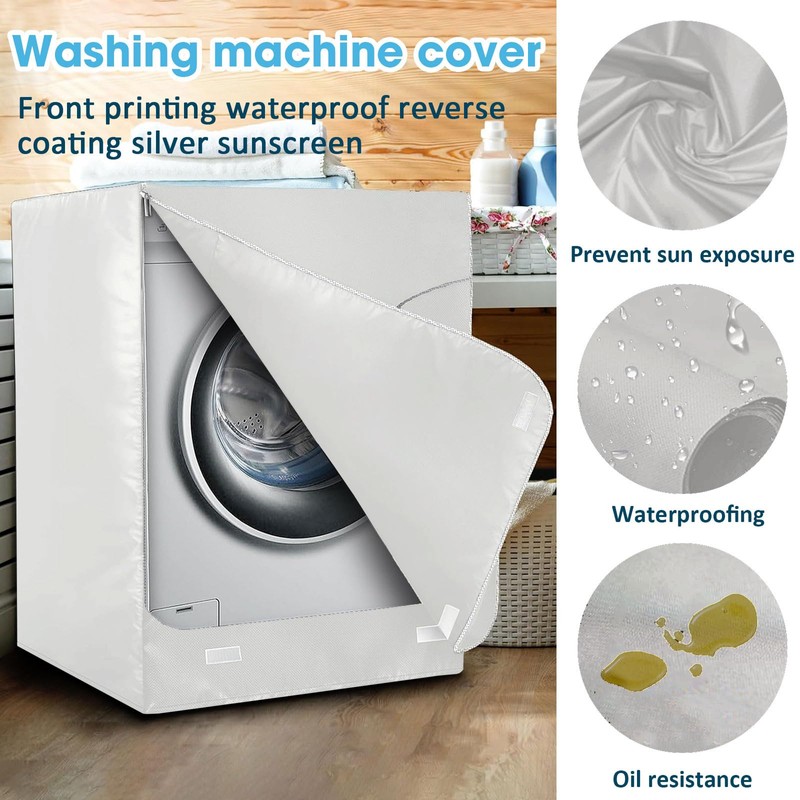 Ericlin 2-Pack Washer and Dryer Covers: Waterproof and Dustproof. Features