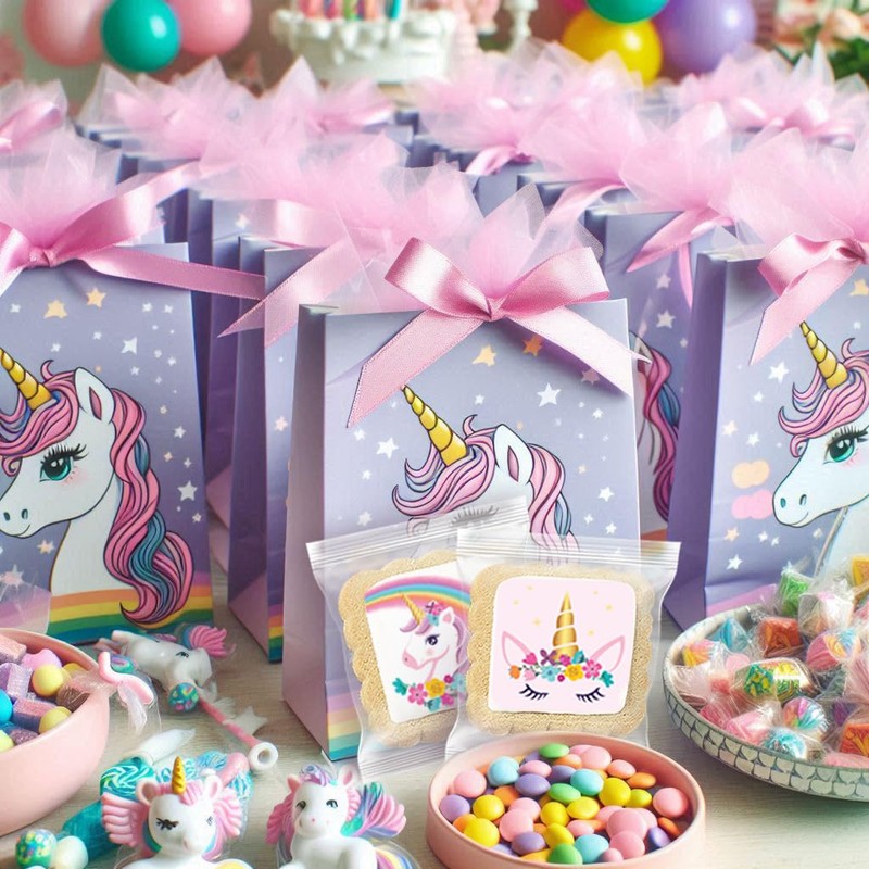 Unicorn Cookies Individually Wrapped Bulk For Kids Theme Birthday Party