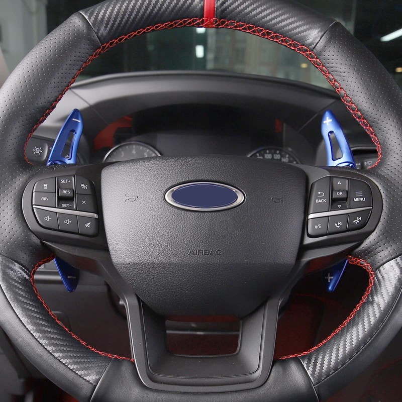 JHO Car Steering Wheel Shifter Extension Paddle for Ford Explorer