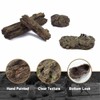 9pcs Artificial Tree Stump Fossil Stone Rock Mini Garden Figurines
