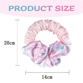 1 Stück Heatless Curls Wärmefreie Locken-Schlaufe, Samt-Silkw-Übernachtungsroller, Lockenstab, Kopfband für weiche Schlafschlaufen, geeignet für lange, dicke Haare der Frauen(Rosa)