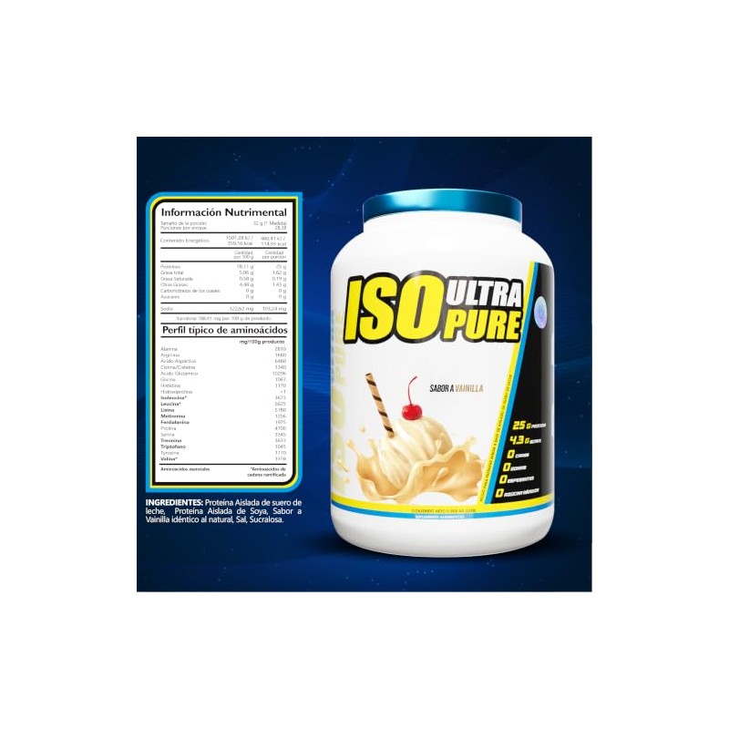 BHP Nutrition Protena ISO Ultra Pure 2lbs Whey Isolate Hidrolizada