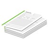 PRICARO 5 x A6 Punched Telephone Notepad - Green
