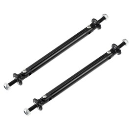 X AUTOHAUX 1pair 100mm 3.94" Adjustable Car Bumper Splitter Support Rod Black
