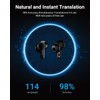 AI Translation Earbuds Real Time, 3-in-1 Translator Earbuds with 144