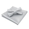Enlision Men's Bow Tie with Pocket Square - Bow Ties
