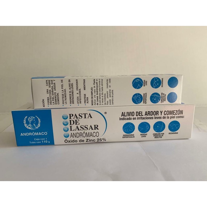 Pack Pasta De Lassar Óxido de Zinc 110g + 60