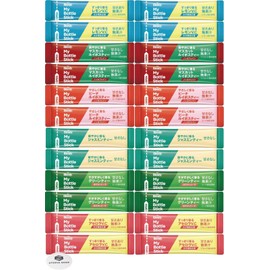 AGF Blendy My Bottle Sticks, 6 Pieces, 6 Types, Assorted Set (24 Sticks (4 each), 6 Types Assorted)