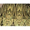 wowfabric4less123 Yellow Green Black Iridescent 4way stretch sequins Lace fabric