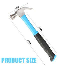Claw Hammer Steel Framing Hammer Electricians Hammers Stiletto Hammers Long Handle Tack Hamer Hand Tools for Camping DIY Projects Home Outdoor Improvement