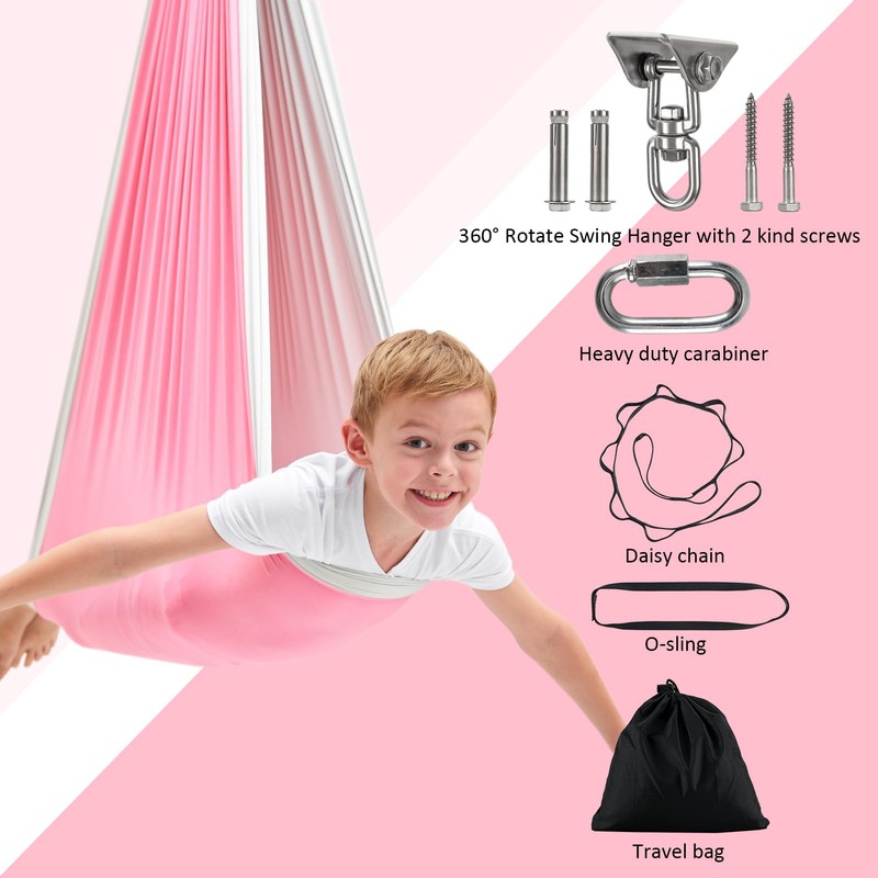 Sensory Swing,Therapy Swing for Kids with Special Needs (Hardware Included),Sensory