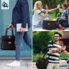 Bluelander Lonchera Térmica Bolsa Aislada Para Escuela Trabajo Grande Color