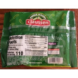 Frankford Claussen 4 oz. PICKLE FLAVOR Jelly Beans Fun Gift Summer BB 11/2026
