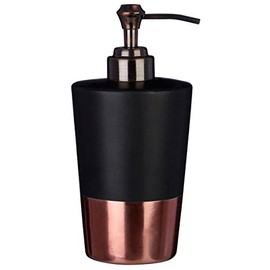 PRIME FURNISHING Bathroom Accessories Alpha Stoneware Copper Stylish Design Home Office Bath New (Lotion Dispenser)