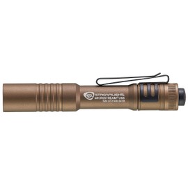 Streamlight 66609 MicroStream USB 250-Lumen 1150-Candela EDC Ultra-Compact Flashlight with Rechargeable Battery, Easy-Open Box Coyote