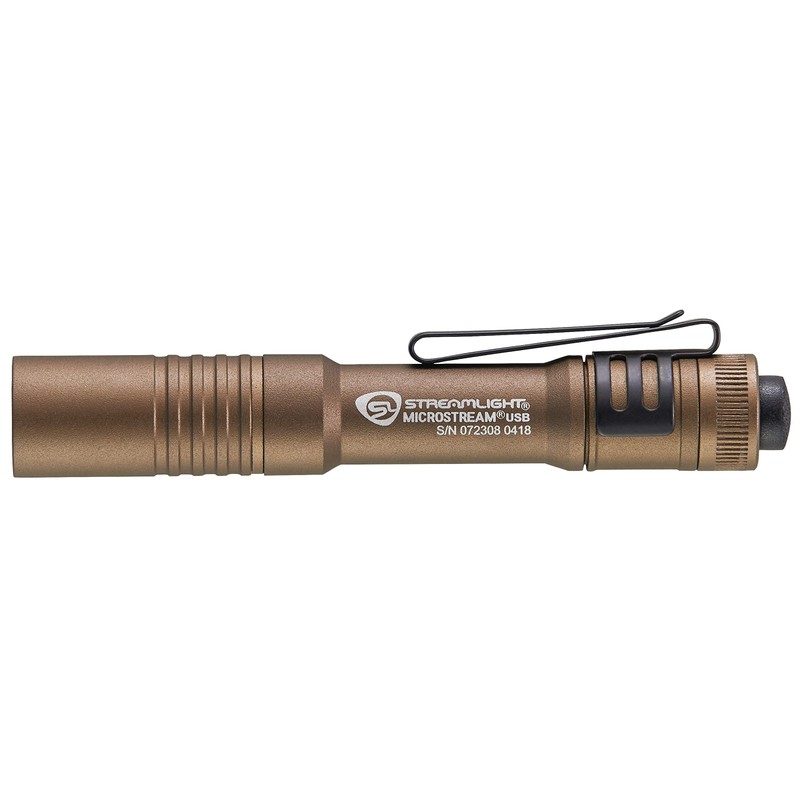 Streamlight 66609 MicroStream USB 250-Lumen 1150-Candela EDC Ultra-Compact Flashlight with