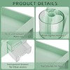 Marbrasse Desk Organiser,360-Degree Rotating Pen Holder,Desk Organisers Accessories with 5
