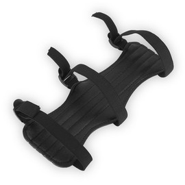Archery Arm Guard Arm Protector Arm Protector Shooting Safety Protective PU Leather Adjustable Hunting Shooting Black