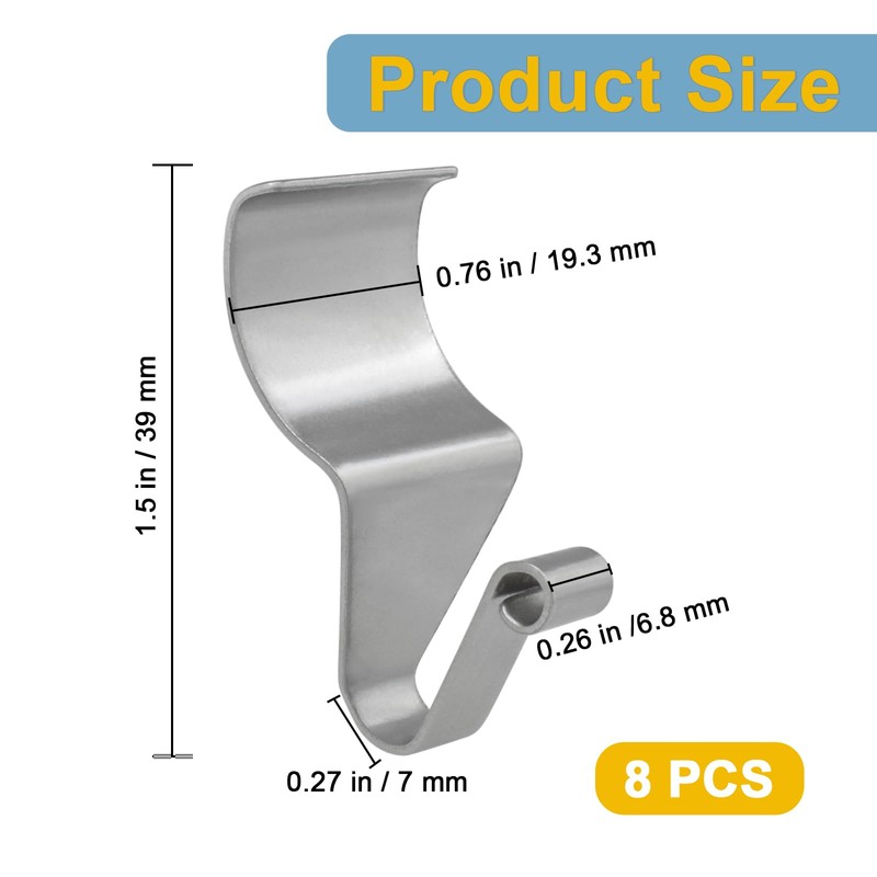 HONSNKS Vinyl Siding Hooks Hanger, Heavy Duty Stainless Steel Low