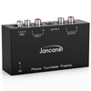 Jancane Phono Preamp for Turntable- Mini Electronic Audio Stereo Phonograph