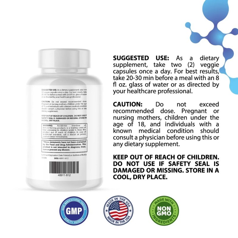 Pelican Vitamins Nerve Flow- Nerve & Brain Health Support- 60